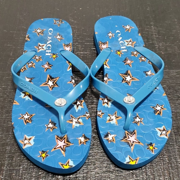 coach beach sandals